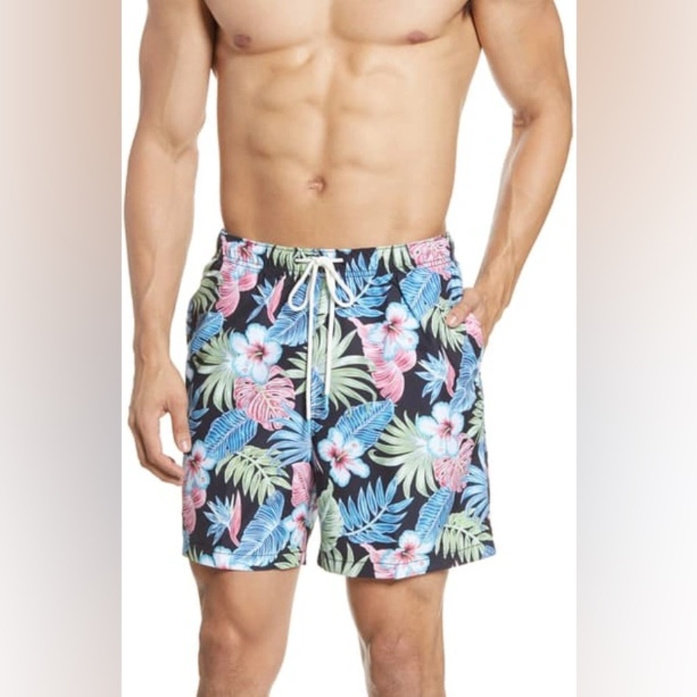 Tommy Bahama Naples Konkan Jungle Swim Trunks XXL NWT Tropical Print - Picture 1 of 15